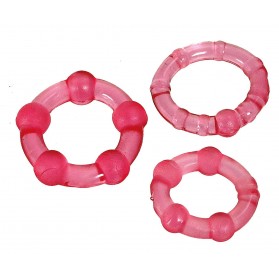 Stay Hard - Three Rings - Pink